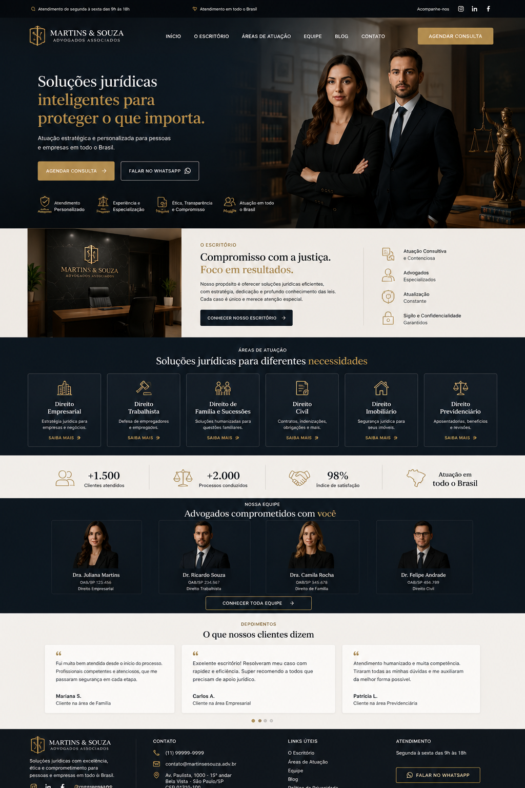 Site Martins & Souza